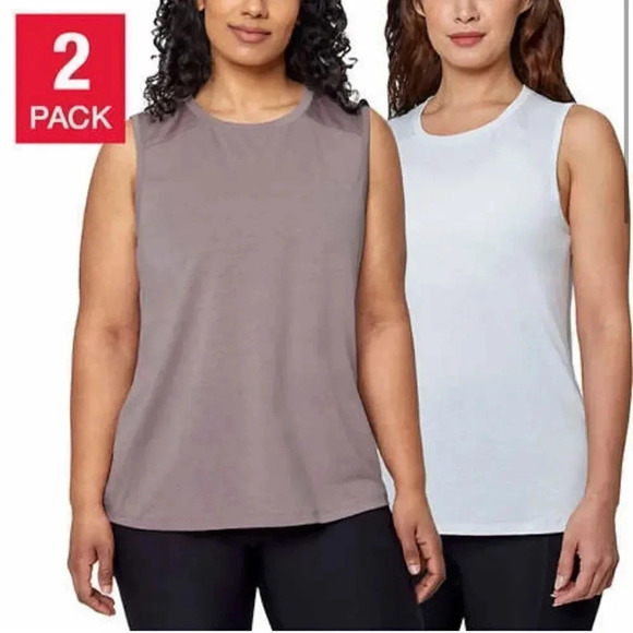 Mondetta Ladies  Active Tank Top, 2-Pack NWT - Picture 1 of 9